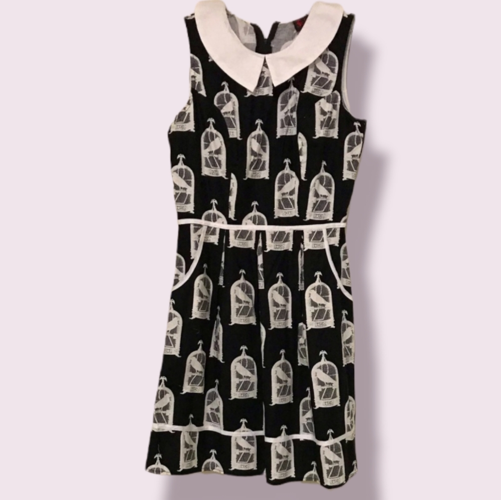 SzS Birdcage dress with peter pan collar